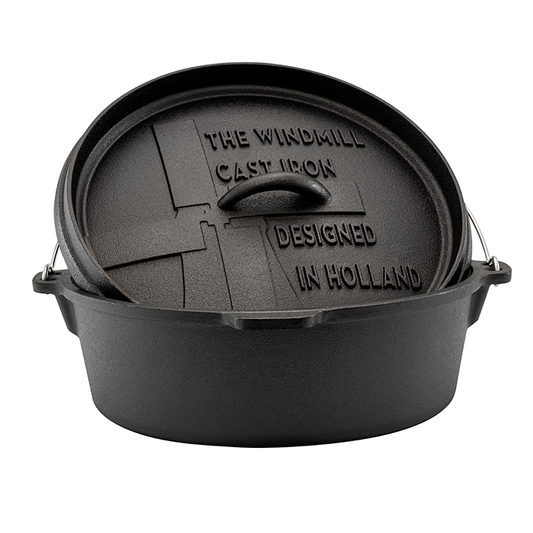 The Windmill Dutch Oven 6 Quarts Zonder Pootjes - wevelnit
