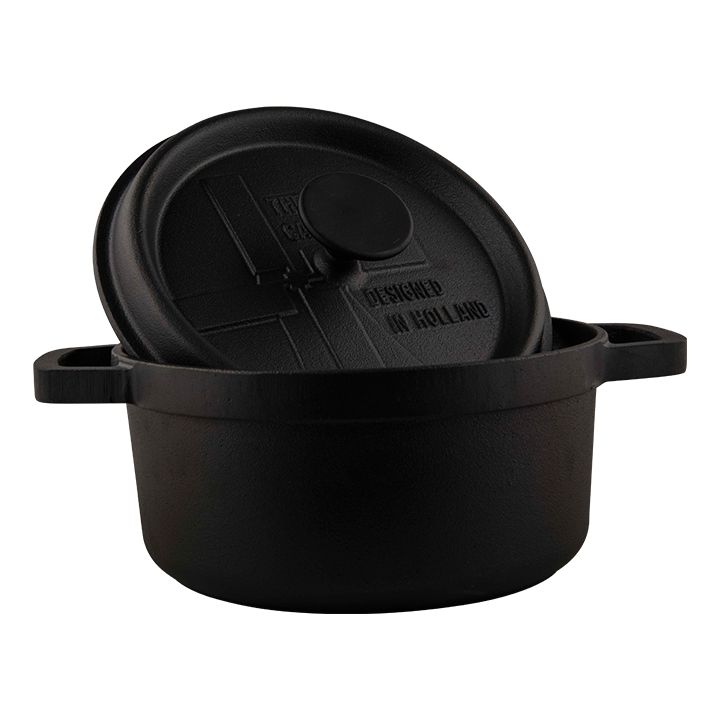 The Windmill Gietijzeren BBQ Pan M - wevelnit