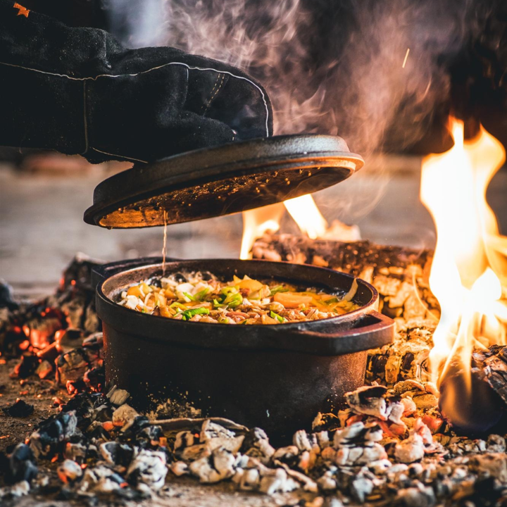 The Windmill Gietijzeren BBQ Pan M - wevelnit