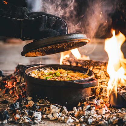 The Windmill Gietijzeren BBQ Pan M - wevelnit