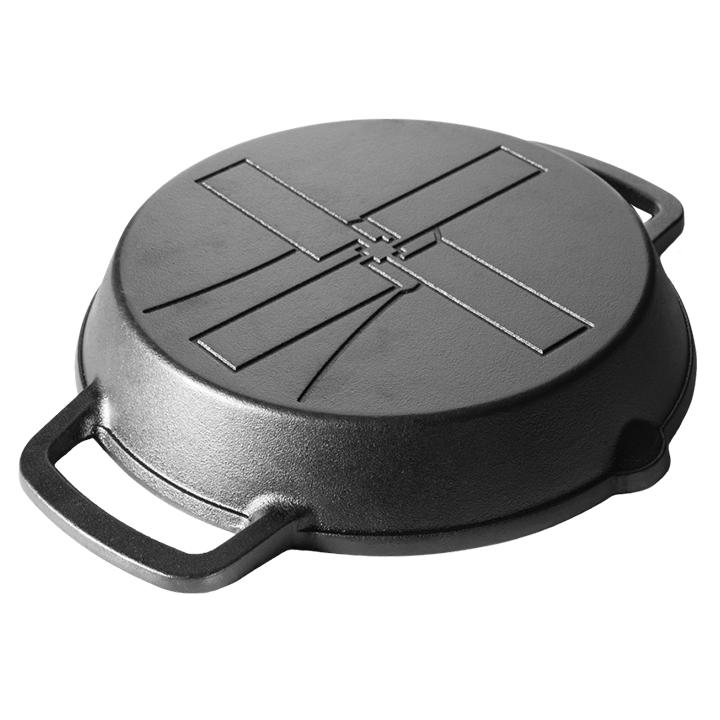 The Windmill Skillet Large met 2 Handvaten - wevelnit