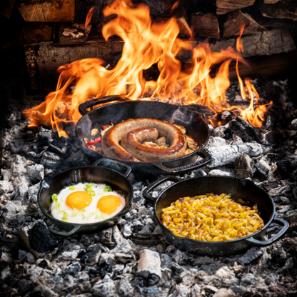 The Windmill Skillet Large met 2 Handvaten - wevelnit
