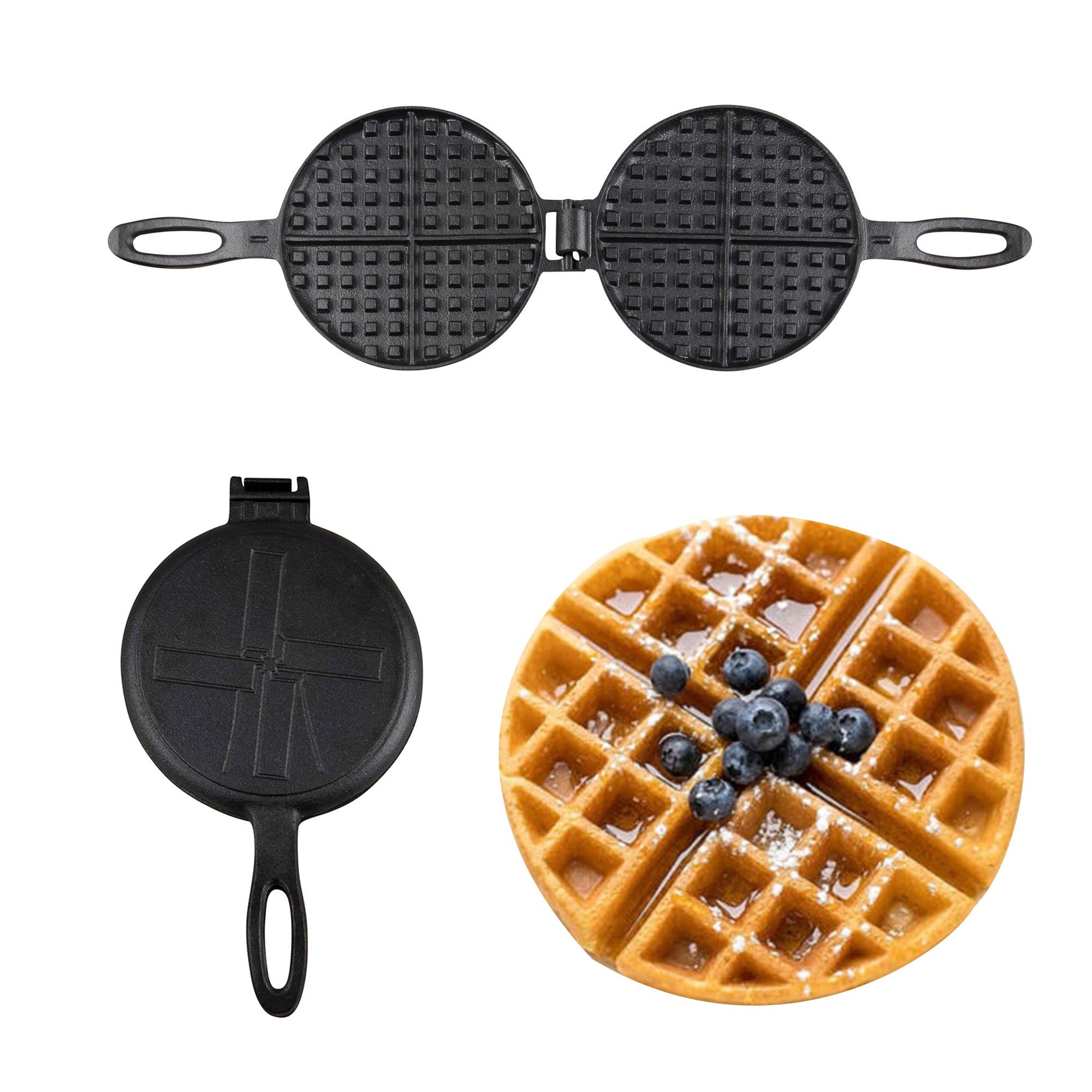 The Windmill Waffle Cast Iron - wevelnit