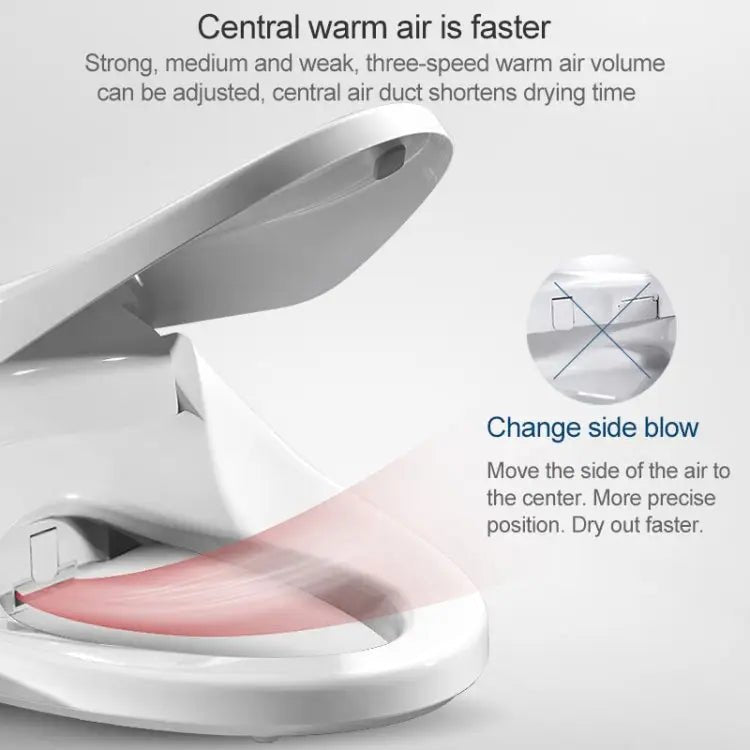 U Shape Multi - function Bathroom Automatic Cleaning Heating Intelligent Flush Toilet Cleaner Cover - wevelnit