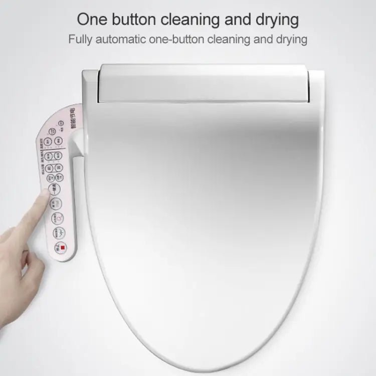 U Shape Multi - function Bathroom Automatic Cleaning Heating Intelligent Flush Toilet Cleaner Cover - wevelnit