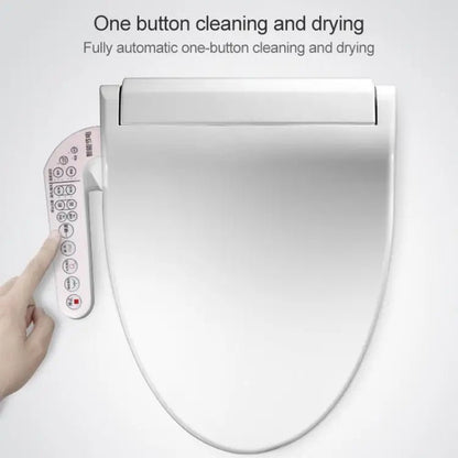 U Shape Multi - function Bathroom Automatic Cleaning Heating Intelligent Flush Toilet Cleaner Cover - wevelnit