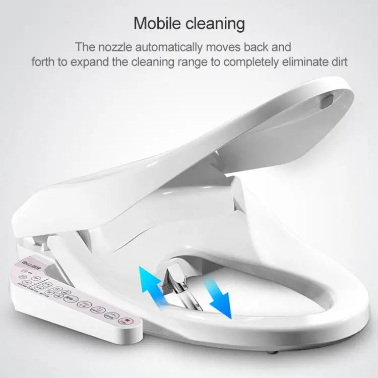 U Shape Multi - function Bathroom Automatic Cleaning Heating Intelligent Flush Toilet Cleaner Cover - wevelnit