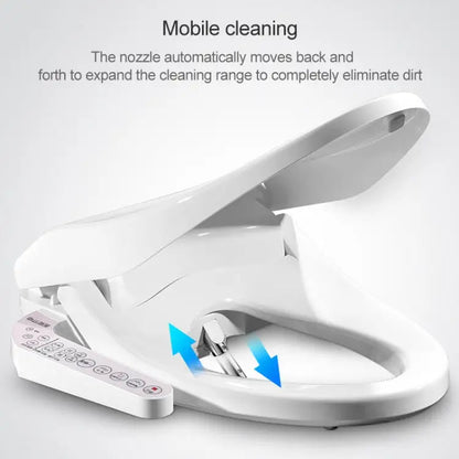 U Shape Multi - function Bathroom Automatic Cleaning Heating Intelligent Flush Toilet Cleaner Cover - wevelnit