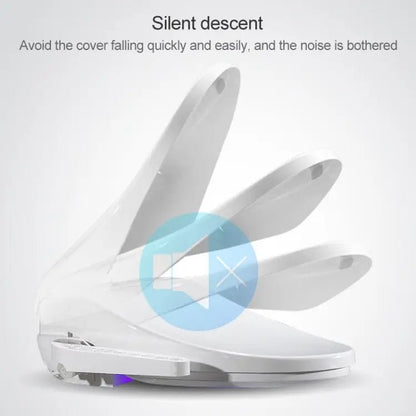 U Shape Multi - function Bathroom Automatic Cleaning Heating Intelligent Flush Toilet Cleaner Cover - wevelnit