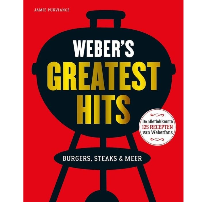 Vuur&Rook Acacia Serveerplank 42 cm + Weber's Greatest Hits - wevelnit