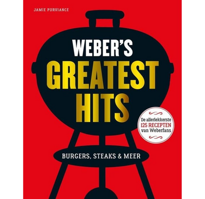 Vuur&Rook Acacia Serveerplank 42 cm + Weber's Greatest Hits - wevelnit