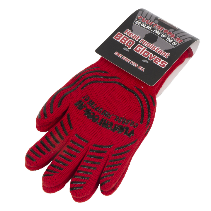 Vuur&Rook Hittebestendige BBQ Handschoenen 2 stuks - wevelnit