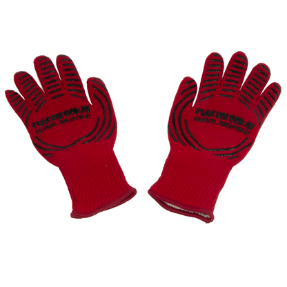 Vuur&Rook Hittebestendige BBQ Handschoenen 2 stuks - wevelnit