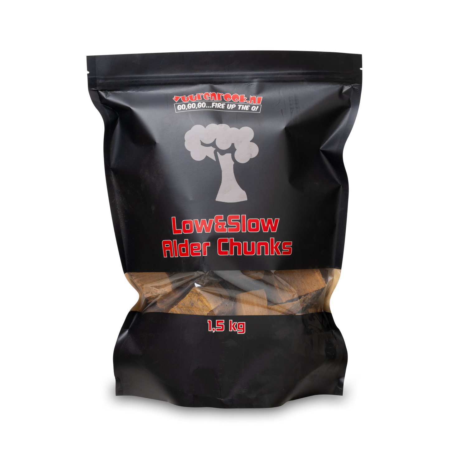 Vuur&Rook Low&Slow Alder Chunks 1,5 kg - wevelnit