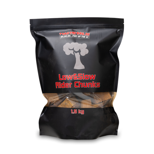 Vuur&Rook Low&Slow Alder Chunks 1,5 kg - wevelnit