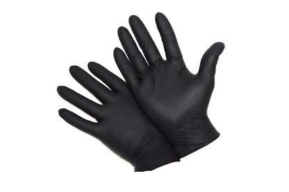 Vuur&Rook Nitril Handschoenen Xtra Strong Zwart 100 stuks Large - wevelnit
