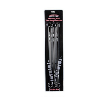 Vuur&Rook RVS Spiezen Xtra Long 6 stuks 50 cm - wevelnit