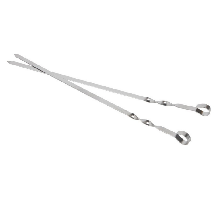 Vuur&Rook RVS Spiezen Xtra Long 6 stuks 50 cm - wevelnit