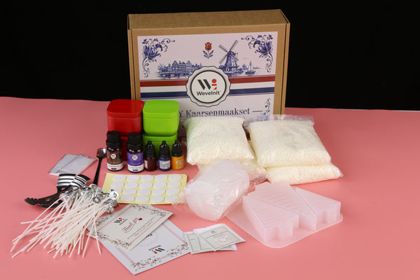 Wevelnit DIY Kaarsenmaakset voor de geschenkdoos