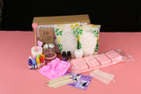 Complete inhoud van de Wevelnit DIY Zeepmaakset