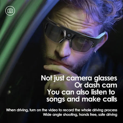 XV16 Camera Glasses 2K – Video, Music and Calls, IPX6