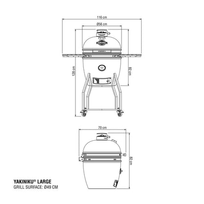 YAKINIKU LARGE Kamado Compleet - wevelnit