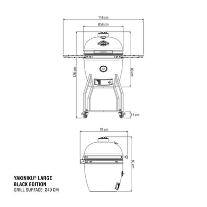 YAKINIKU LARGE Solo Basic Black Edition - wevelnit