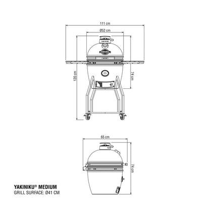 YAKINIKU MEDIUM Kamado Solo Compleet - wevelnit