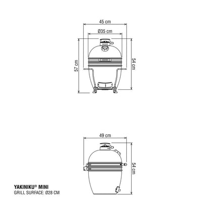 YAKINIKU MINI Kamado Basic - wevelnit
