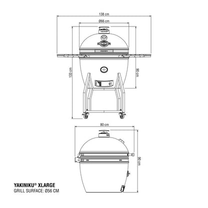YAKINIKU XLARGE Kamado Compleet - wevelnit
