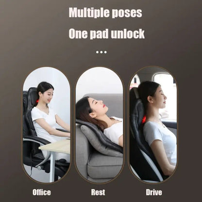 Cervical Spine Neck Waist Car Home Heating Whole Body Multifunctional Massager - wevelnit