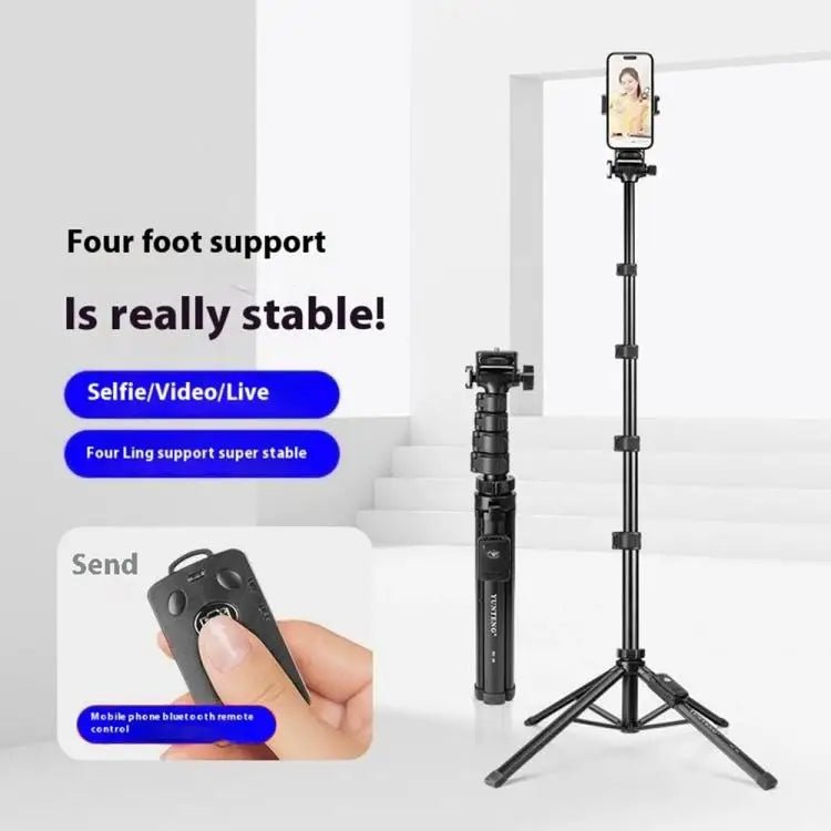 YUNTENG XC - 90 Bluetooth Selfie Stand – Smartphone Vlog & Live Streaming - wevelnit
