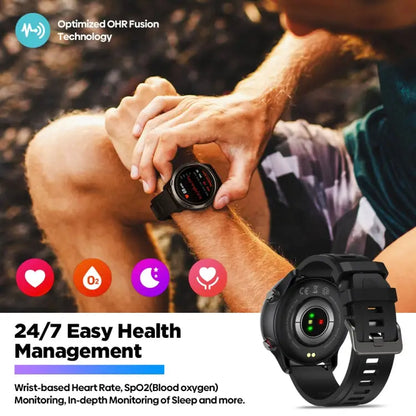 Zeblaze Stratos 2 Lite – GPS-sporthorloge, 5 ATM waterdicht