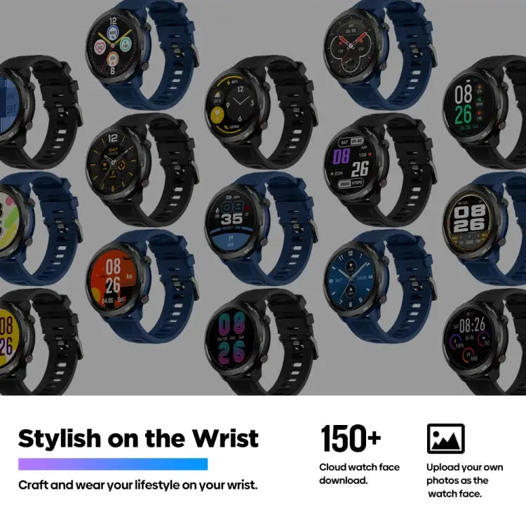Zeblaze Stratos 2 Lite – GPS-sporthorloge, 5 ATM waterdicht